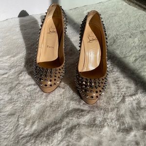 Authentic Christian Louboutin Bianca Spiked!
